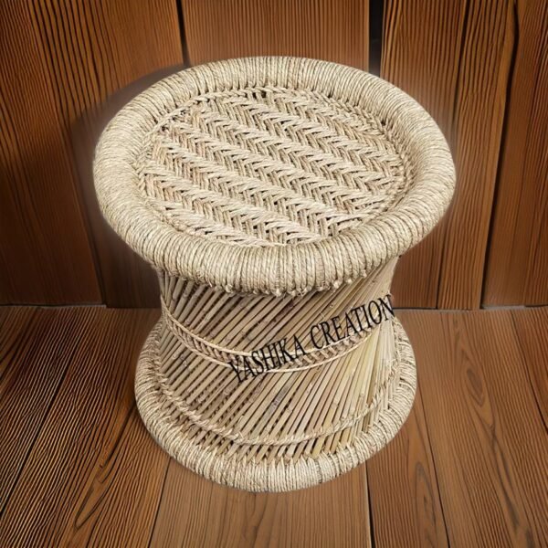 Handmade Bamboo Stool Mudda/muddi /set Outdoor & Cafeteria Stool
